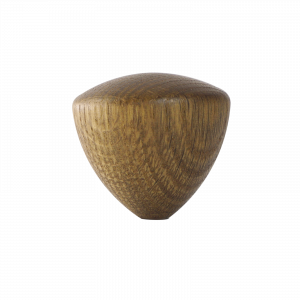 Standard Knob, 100% smoked natural oak wood, waxed, ø44mm / 3339