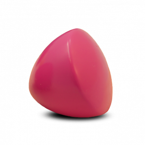 Standard Knob, beech wood, lacquered pink, ø44mm / 3341