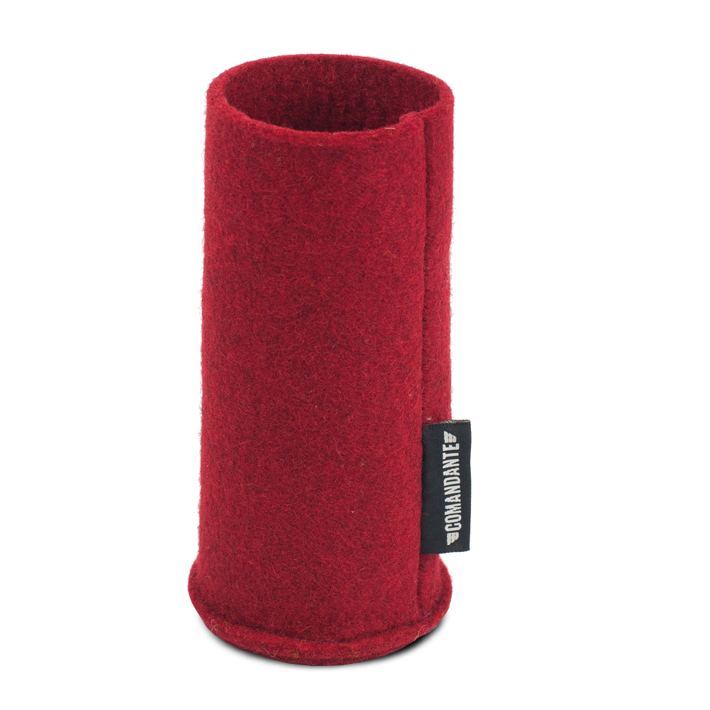 COMANDANTE C40 felt sleeve Cherry 3295 1