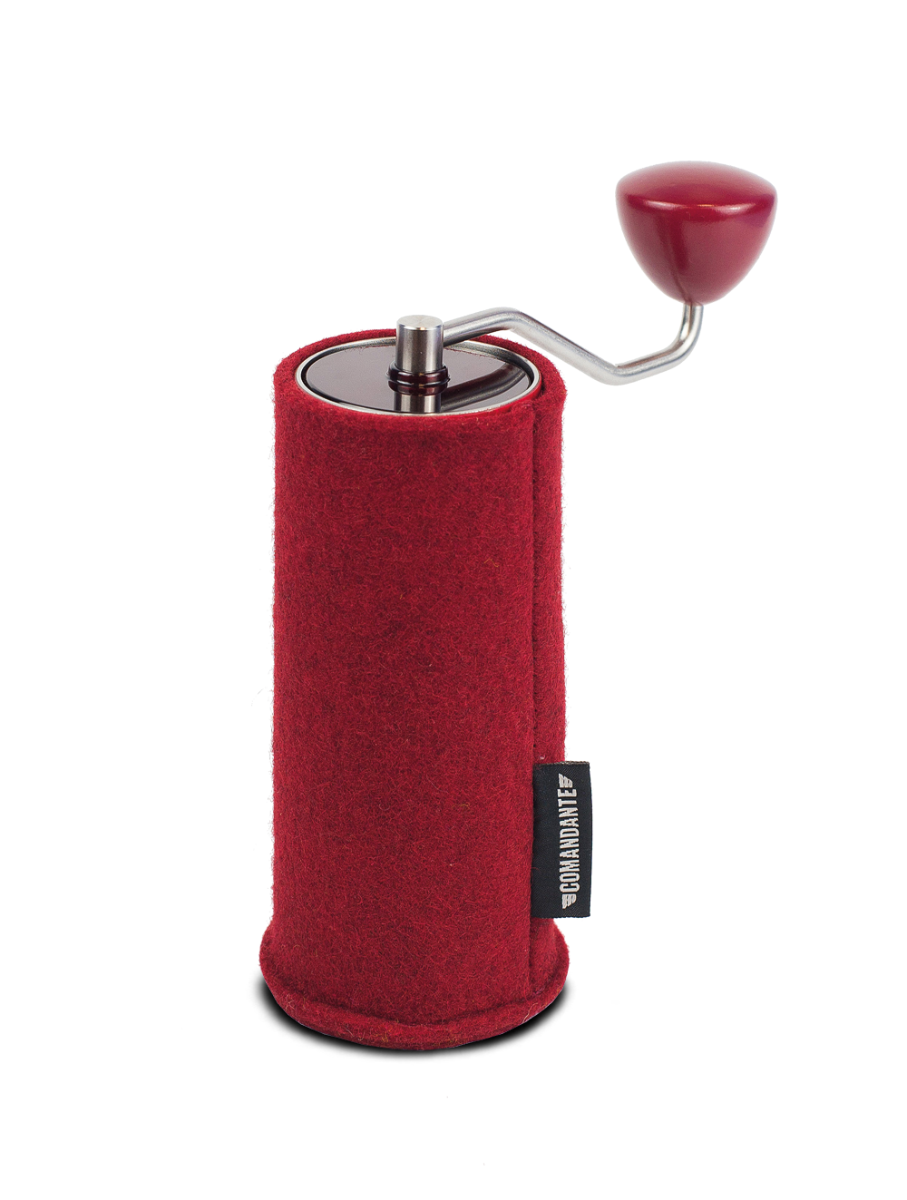 COMANDANTE C40 felt sleeve Cherry 3295 2