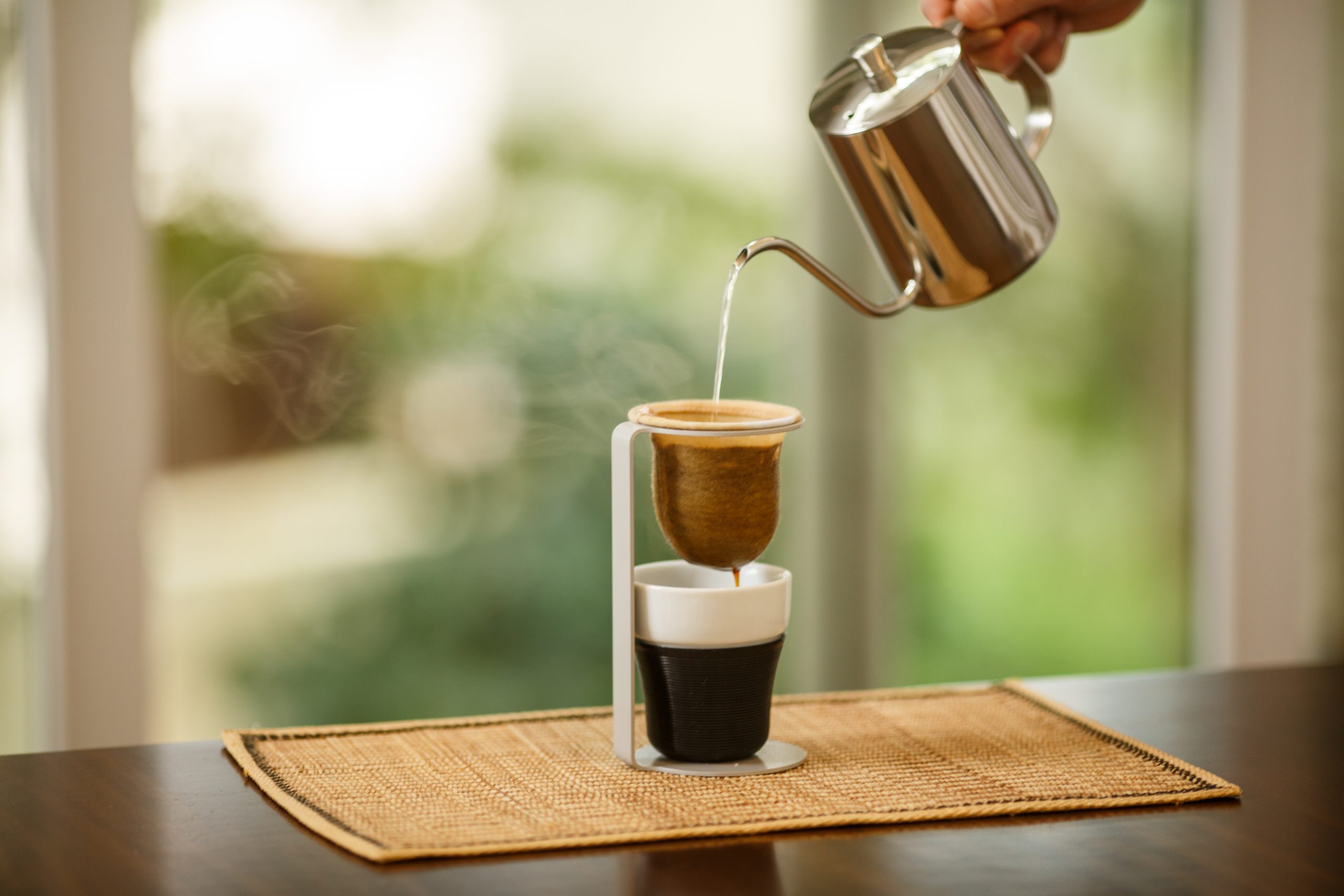PRESSCA MINI COFFEE STRAINER WITH CLOTH FILTER