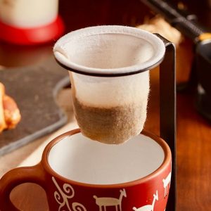 PRESSCA MINI COFFEE STRAINER CLOTH FILTER REFILL PACKAGE